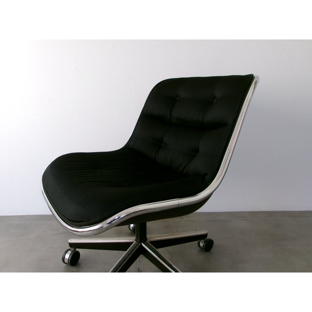 Black 1980s Charles Pollock Executive Chairs for Knoll For Sale - Image 8 of 12