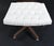 Set of White Tufted Tilt and Swivel Chair with Ottoman in the style of George Mulhauser For Sale - Image 10 of 11