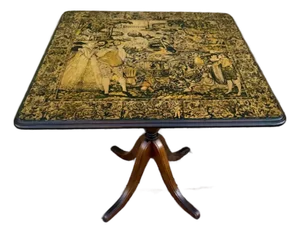20th Century Ducan Phyfe Style Ferguson Brothers Tilt Top Game Table