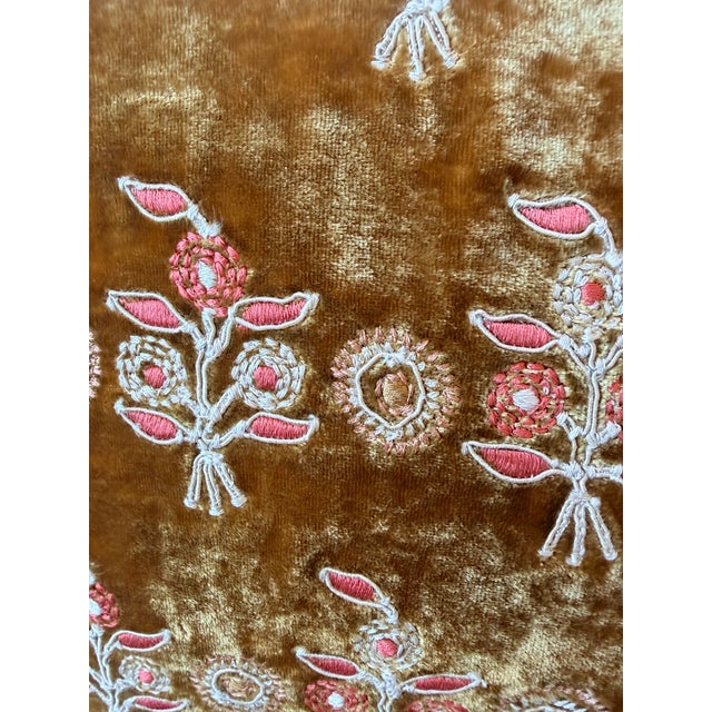 Boho Chic Pair of Anke Drechsel Velvet Pillows For Sale - Image 3 of 5