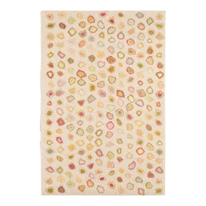 Dash & Albert by Annie Selke Cat's Paw Pastel Micro Hooked Wool Rug, 5' x 8'