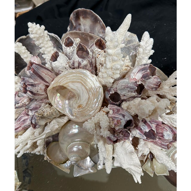 Annalise Shell Decorated Mirror For Sale - Image 9 of 9