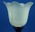 Tulip-Shaped Blue and White Murano Opaline Glass Vase by Alfedo Barbini, Italy, 1950s For Sale - Image 12 of 18