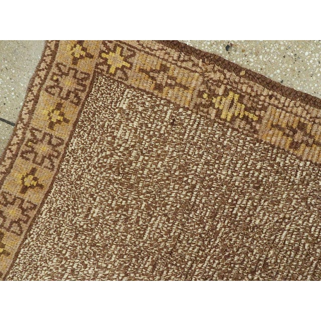 Textile Galerie Shabab Collection Mid-20th Century Turkish Konya Rug For Sale - Image 7 of 9