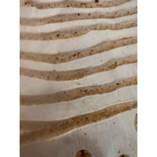 1990s Larry Halvorsen Hand-Built Sgraffito Porcelain Vase, 1990 For Sale - Image 5 of 12
