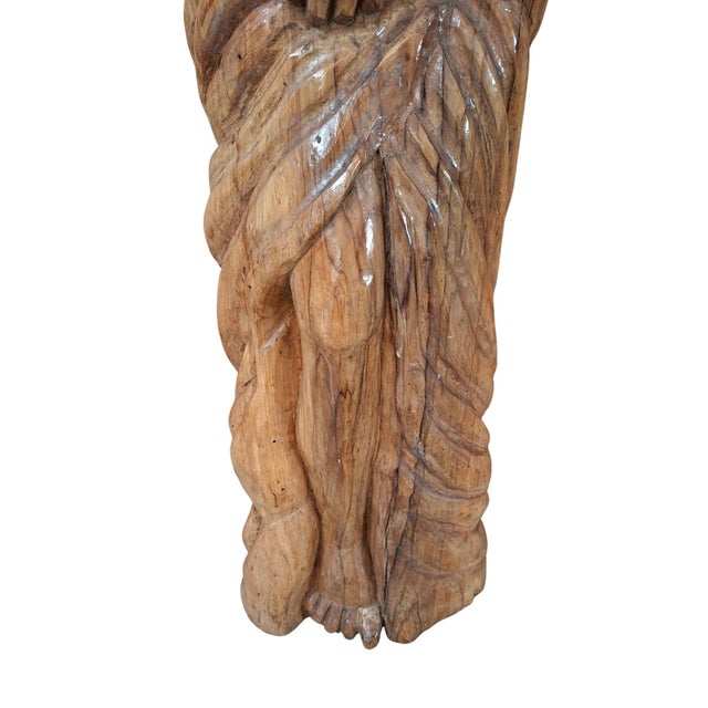 20th Century Wooden Sculpture of Female Nude For Sale - Image 4 of 17
