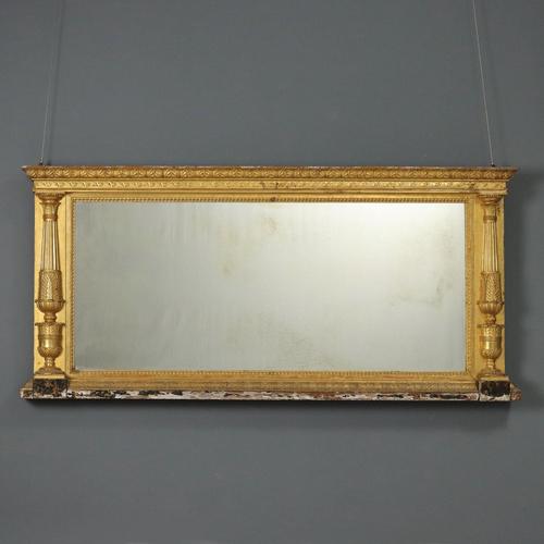 Antique Restoration Carved Gilded Wood Mirror, Italy, 19th Century For Sale - Image 10 of 10