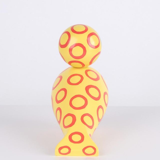 Kay Bojesen Songbird X Leif Sylvester Blue Eyes in Multicoloured Wood For Sale - Image 4 of 9