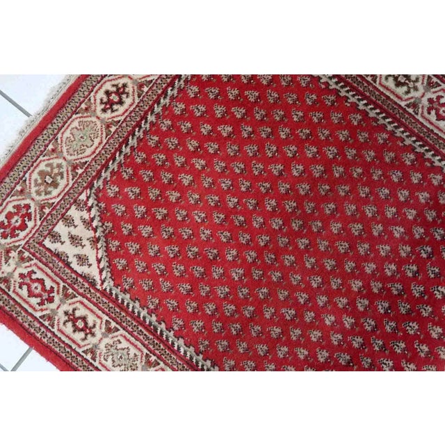 1970s 1970s Handmade Vintage Indian Seraband Rug 3' X 5.2' For Sale - Image 5 of 12