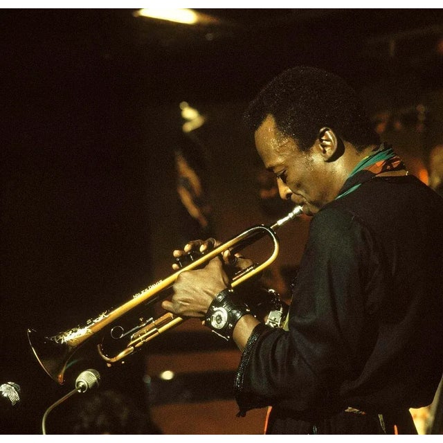 Miles Davis Live at Ronnie Scott's' Contemporary Archival Color Photograph Print From the Original Negative by David Redfern - 12x16 For Sale