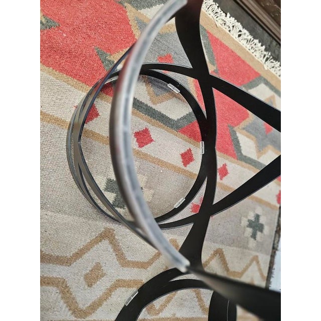 Cappellini Set of (3) Italian "Cappellini" Ribbon Stools For Sale - Image 4 of 4