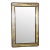 Vintage Bernhard Rohne Mastercraft Acid Etched Brass & Ebonized Mirror For Sale