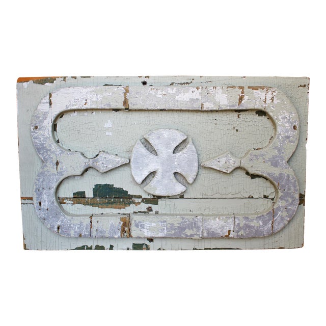 Antique Hand-Carved Salvage Fragment/Wall Art For Sale