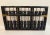Vintage Chinese Lotus-Flower Brand Suanpan Abacus With Brass Accents Brass 11 Rows 77 Beads For Sale - Image 11 of 12