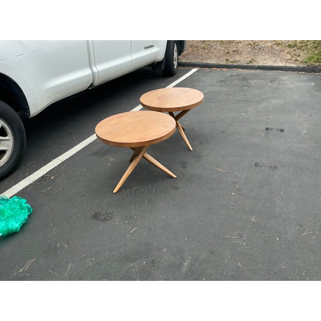 Mid-Century Modern Side Tables - A Pair For Sale - Image 4 of 6