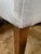 Pair of Bright Chair Maria Arm Chairs in Jane Churchill Darwin Cream With Natural Walnut Legs For Sale - Image 11 of 15