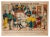 Epinal Print, Death of Napoleone Bonaparte is an original hand-colored lithograph realized by an Anonymous artist of the...
