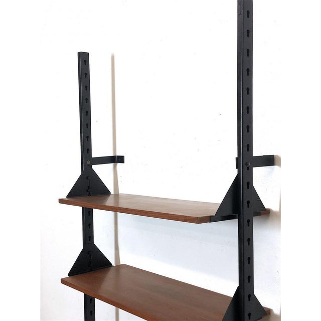 1-Bay Bookcase, Italy, 1960s For Sale - Image 9 of 12