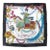 Hermes Paris Carre 90 Le Timbalier Black Border Silk Scarf NWT & Box For Sale