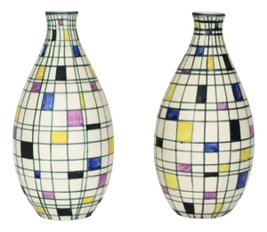 Vases by Maria Kohler for Villeroy & Boch, 1950, Set of 2