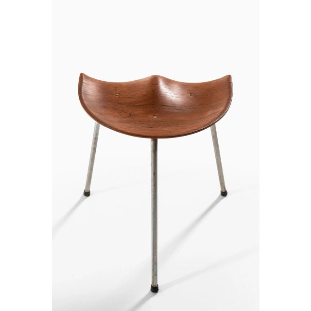 1950s Danish Stool For Sale - Image 5 of 6