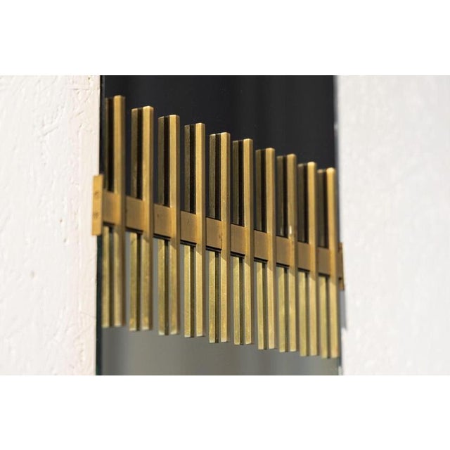 Italian Wall Mirror attributed to Ettore Sottsass for Santambrogio & de Berti, 1957 For Sale - Image 12 of 18