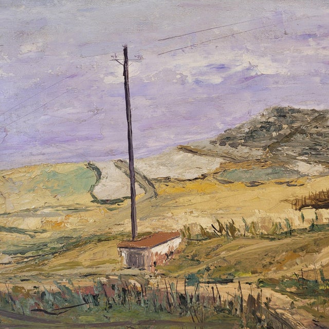 Raimundo De Blas, Spanish Landscape, 1950s, Oil on Canvas, Framed For Sale - Image 12 of 18