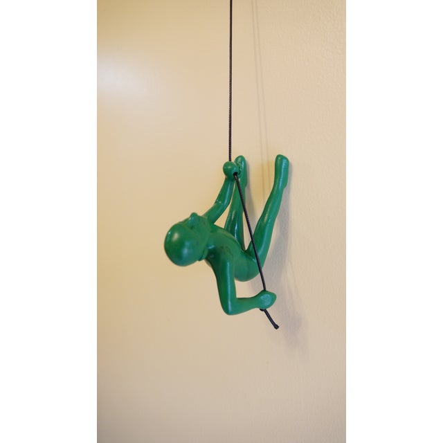 Green Climbing Man Wall Art For Sale In Miami - Image 6 of 6