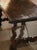 18th Century Spanish Baroque Carved Walnut Coffee Table With Iron Stretcher For Sale - Image 9 of 13