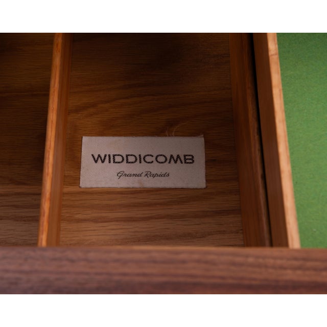 Widdicomb Mid Century Walnut Five Drawer Tall Chest Restored For Sale - Image 17 of 17