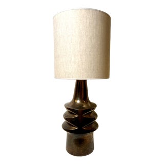 Mid-Century Modern German Ceramic Table Lamp For Sale