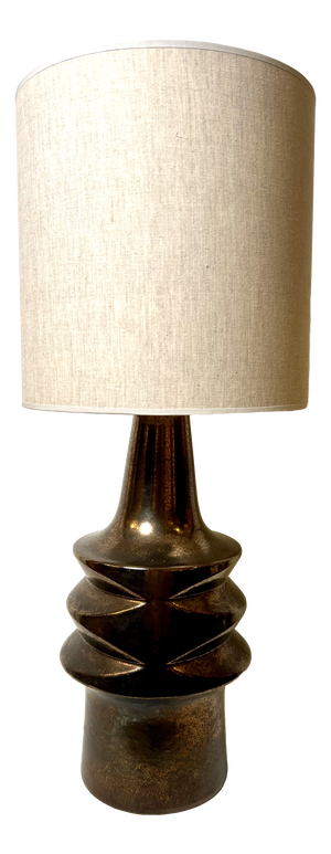 Mid-Century Modern German Ceramic Table Lamp