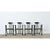 A very unusual set of four dining armchairs from Italy–1980s, the height of Postmodern and Memphis design– with stylistic...