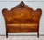 French Antique French Carved & Shaped Walnut Full Size Headboard For Sale - Image 3 of 14