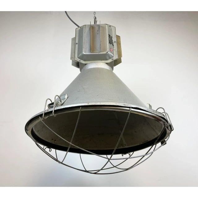 Polish Industrial Factory Ceiling Lamp from Mesko, 1990s For Sale - Image 9 of 16