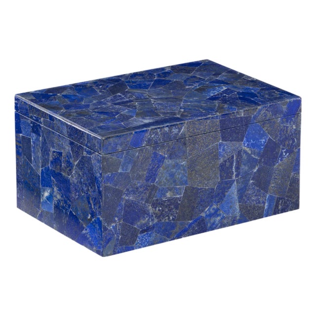 Maitland-Smith Large Lapis Box For Sale