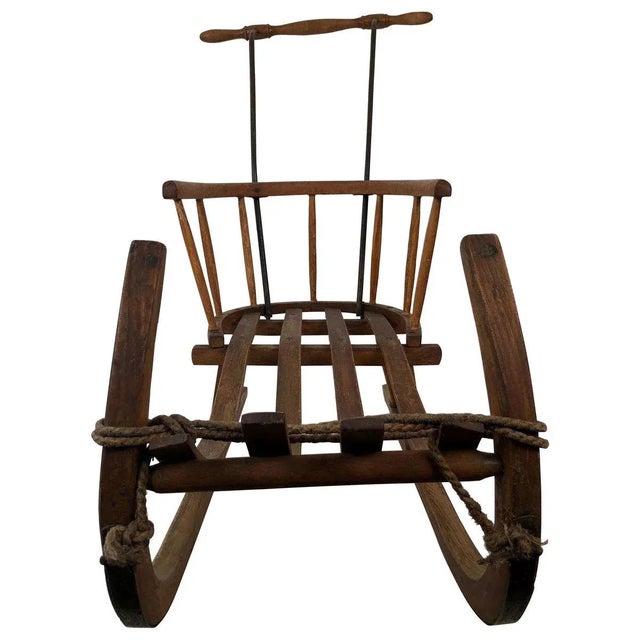 Victorian Bentwood Sled with Unique Form For Sale - Image 9 of 9