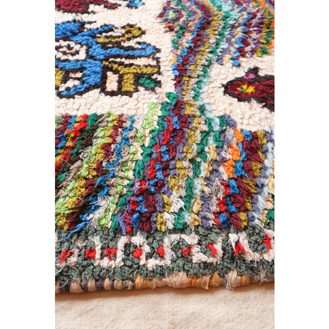 1990s Moroccan Azilal Vintage Rug - 3'2" X 6'0" Ft For Sale - Image 5 of 9