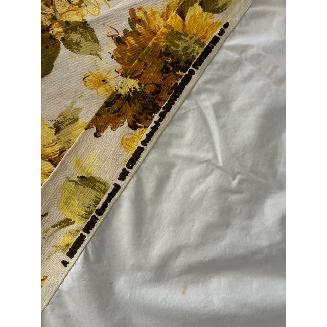 Yellow 1960s Twin Size Bedspread or Daybed Coverlet For Sale - Image 8 of 8