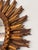 Mid-Century Baroque Italian Sunburst Giltwood Wall Mirror, 1940s For Sale - Image 12 of 18