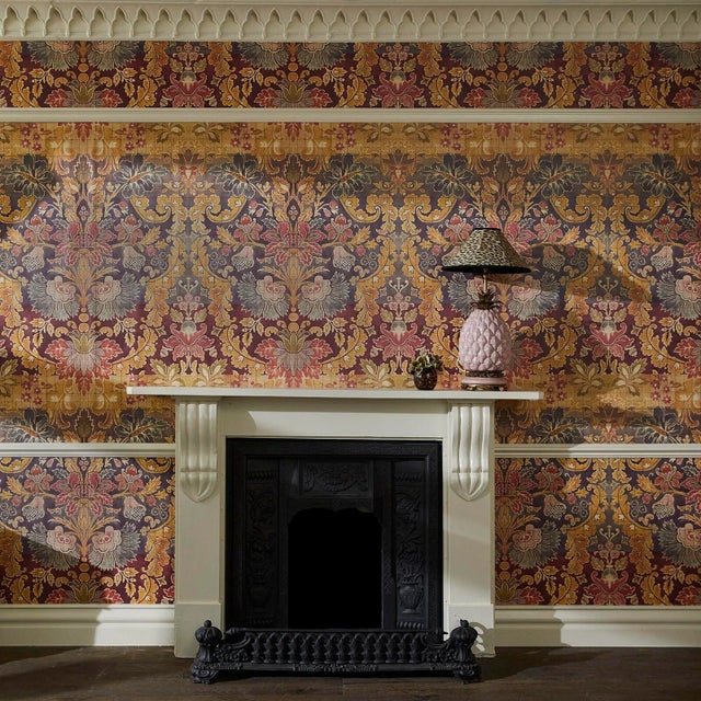 Named after the ancient warrior goddess of Britain, ANDASTRA is a hand-painted damask with distinctive bands of colour in...