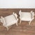 Gustavian (Swedish) Pair, Early 20th Century Swedish White Gustavian Tabouret Stools For Sale - Image 3 of 14