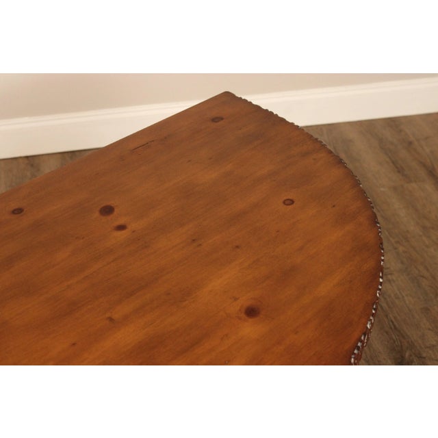 Wood Late 20th Century Adam Style Demilune Console Cabinet For Sale - Image 7 of 12