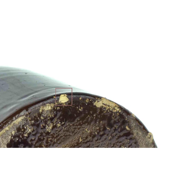 Brown Antique 19th Century American Deep Brown Earth-Toned Glaze Stoneware Whiskey Beehive Jug For Sale - Image 8 of 8