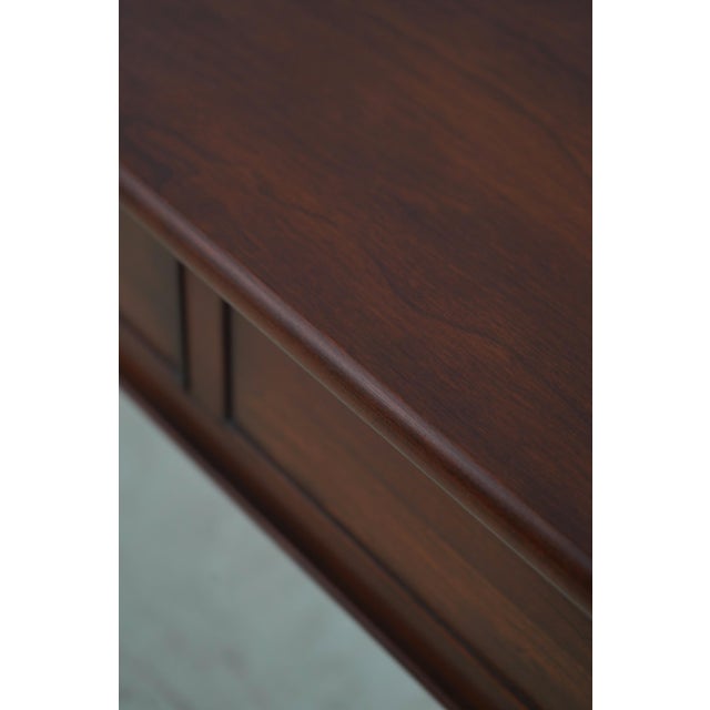 Henkel Harris Cherry 2 Drawer Console Table For Sale - Image 12 of 18