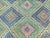 Boho Chic Printed Rug Fabric Upholstered Bench For Sale In Raleigh - Image 6 of 9