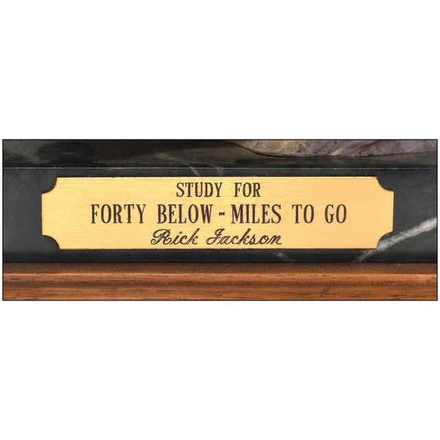 Late 20th Century Study For Forty Below - Miles To Go, Rick Jackson For Sale In Minneapolis - Image 6 of 6
