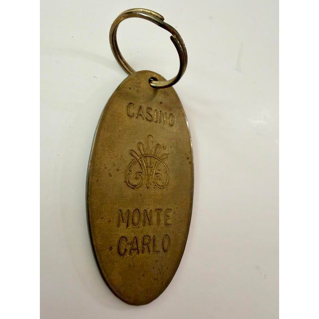 Vintage Casino Monte Carlo Keychain, Fob; Lowell Sigmund 1976 For Sale - Image 4 of 8