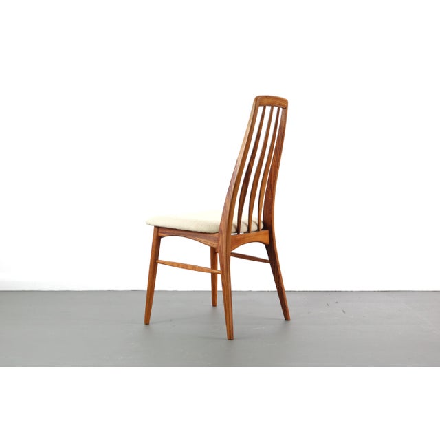 Hornslet Møbelfabrik "Eva" Dining Chairs by Niels Koefoed in Rosewood - Set of 8 For Sale - Image 4 of 7