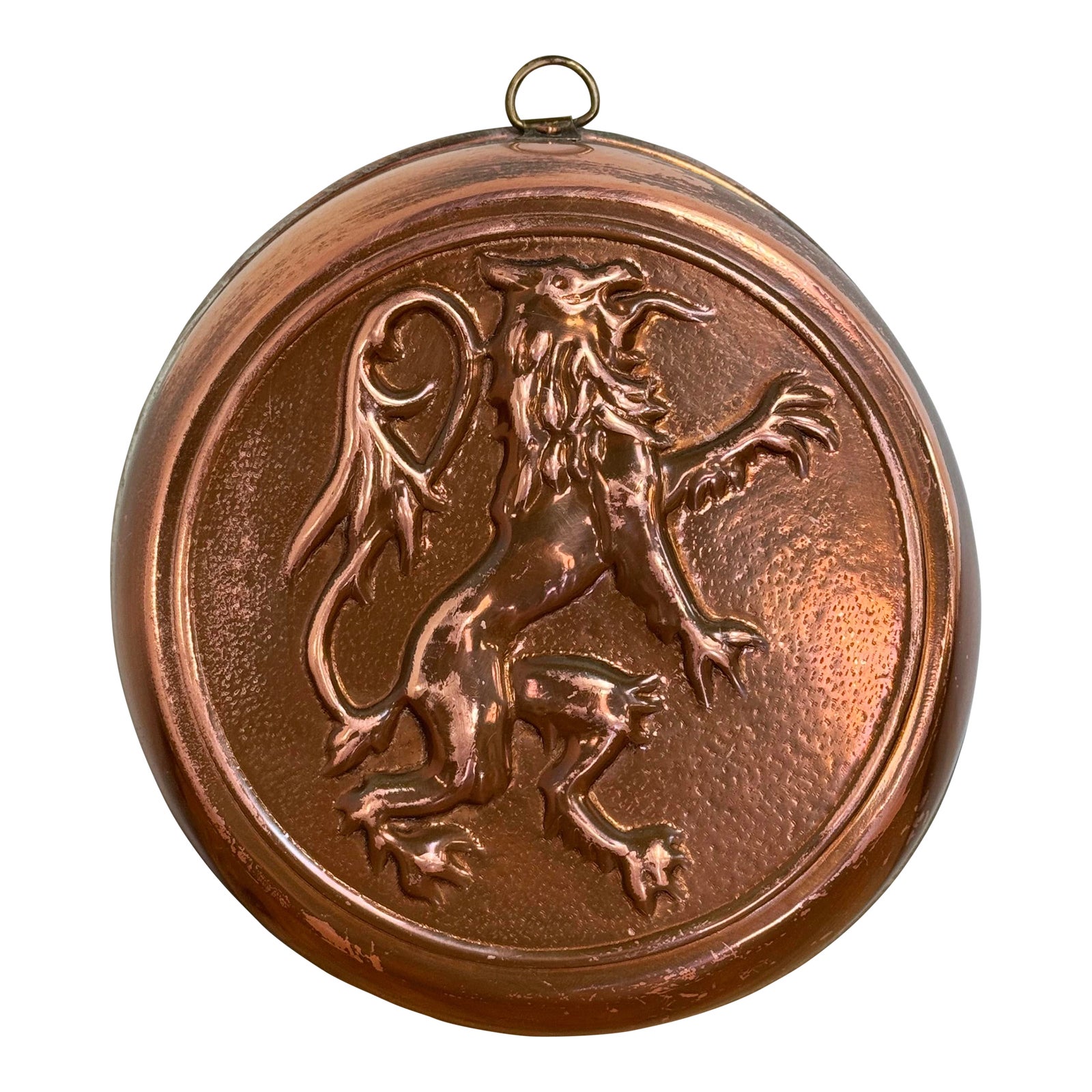 Vintage Lion Rampant of Scotland Copper Mold | Chairish